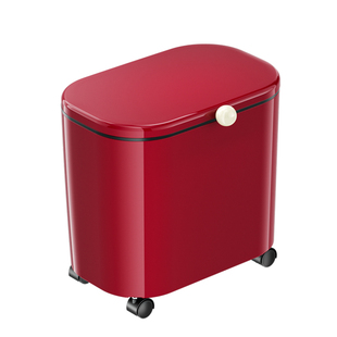 汉世刘家厨房垃圾桶可移动家用大容量带盖免弯腰卫生桶