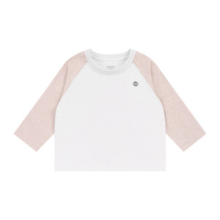 Nest Designs儿童家居服男女童打底衫长袖插肩T恤休闲上衣春秋