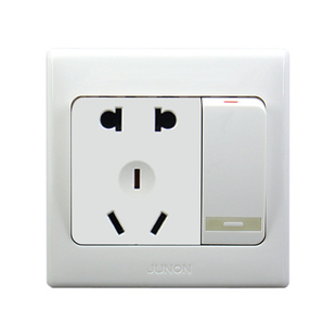 JUNON俊朗开关插座正品 JUNON旗舰专卖经典A系列五孔面板套餐86型