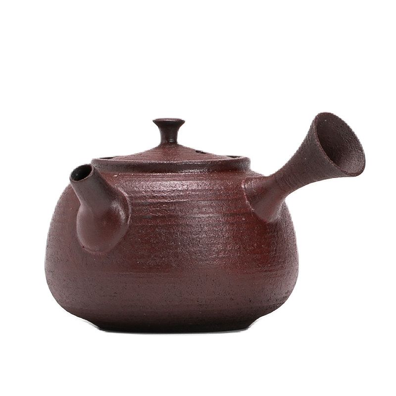 粗陶炭火炉侧把壶煮茶套装家用