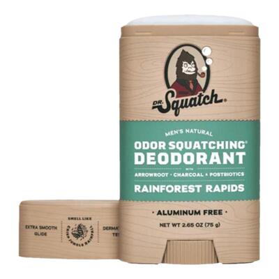 Dr. Squatch-新热带雨林急流活力清新抑味香体温和男士除臭棒75g