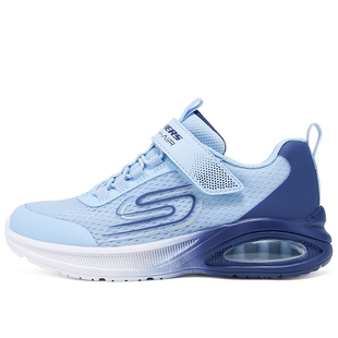 skechers斯凯奇儿童风豹跑鞋男童透气跑步鞋青少年中大童运动鞋子