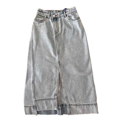 1988不规则设计感牛仔半裙纯棉女