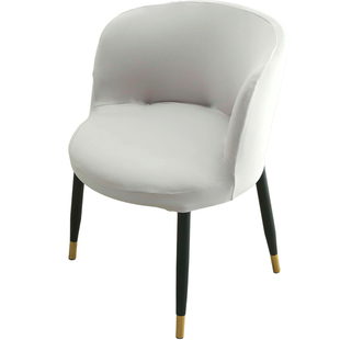 2025圆圈弧形椅子套罩保护四季坐垫矮靠背扶手座休闲接待餐桌板凳