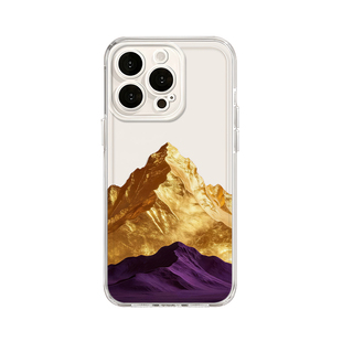 紫气东来适用苹果17promax手机壳透明iPhone16金色山脉15新年13好运14玄学11高级感12mini潮牌xr男8plus7女xs