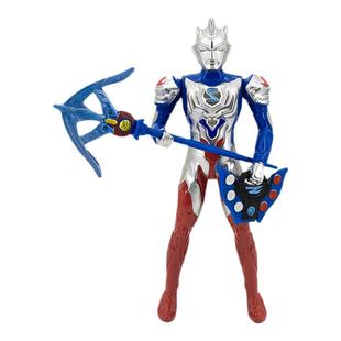 银河超人战士拿武器英雄奥特曼蛋糕装饰摆件云朵儿童生日插件l