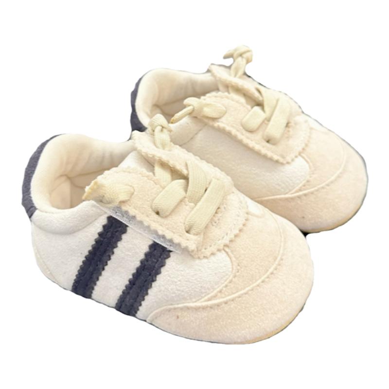 春秋3-6-12月婴儿鞋男女宝宝0-1岁婴幼儿透气拼色软底防掉学步鞋