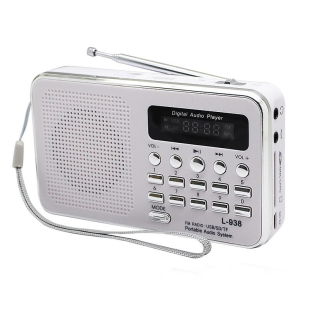 家里老人播放器MP3收音机外放音响插卡儿童古诗歌点读便携可充电