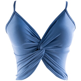夏季新款拉丁舞服女美背吊带背心学生打底上衣外穿百搭紧身性感