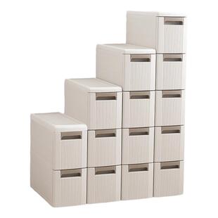 18cm夹缝收纳柜窄缝隙免安装抽屉式塑料厨房厕所马桶边柜日式简约