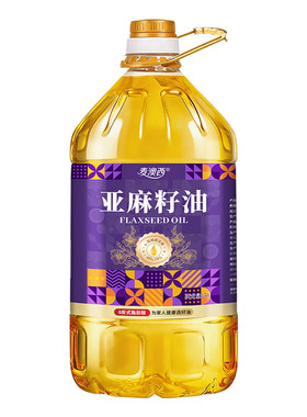 进口亚麻籽油一级冷榨高亚麻酸
