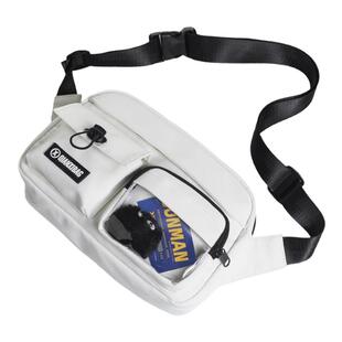 潮牌高级感斜挎包男款工装运动单肩包女胸包2025新款通勤腰包挎包