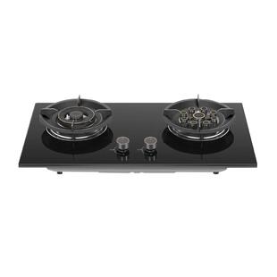 康宝2QB529灶具燃气灶天然气双灶家用5.0KW大火力防风聚能定位