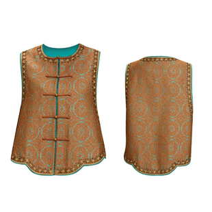 新中式马甲女款2026年新款【唐锦】春夏款时髦洋气国风马甲外套