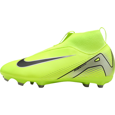 耐克儿童缓震中帮训练耐磨足球鞋