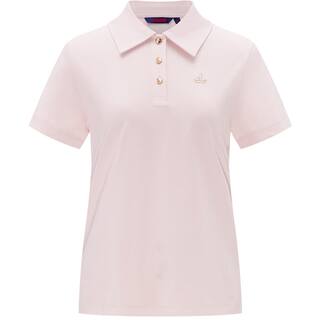 [桑蚕丝]Navigare小帆船粉色短袖Polo衫女夏季翻领T恤半袖上衣