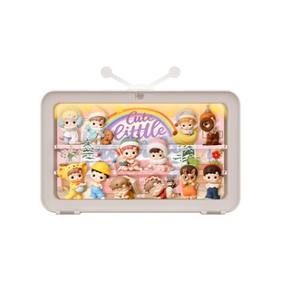 乐一百适用于泡泡玛特HACIPUPU我的小小世界系列手办收纳展示盒