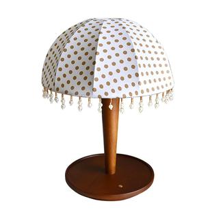 法式后现代复古实木触摸台灯卧室床头灯创意设计感客厅书房书桌灯