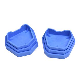 牙科硅橡胶牙托底座石膏正畸模型模具口腔牙齿全口义齿盒围模神器