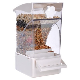 新款喂鸟器鹦鹉自动投喂食器神器悬挂式防溅撒一体食盒盆谷壳分离