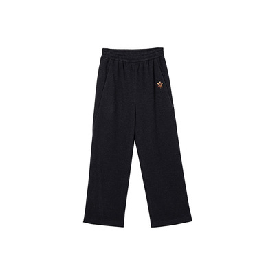 一城画一冬季简约宽松百搭纯色直筒裤烟筒裤长裤女14452A165