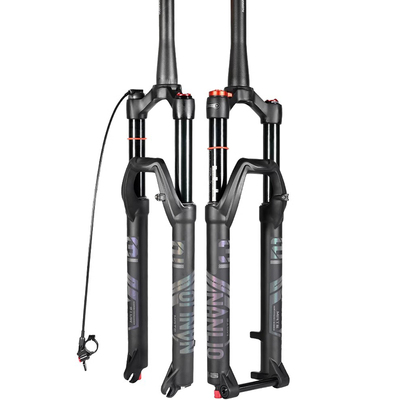 自行车前叉弹簧减震阻尼调节气叉