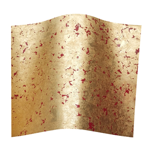 金箔墙纸定制黑色斑点复古艺术客厅吊顶银箔壁纸红色斑驳做旧铜箔