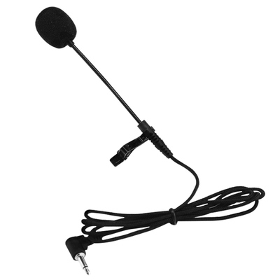 通用金属款加长领夹式扩音器话筒