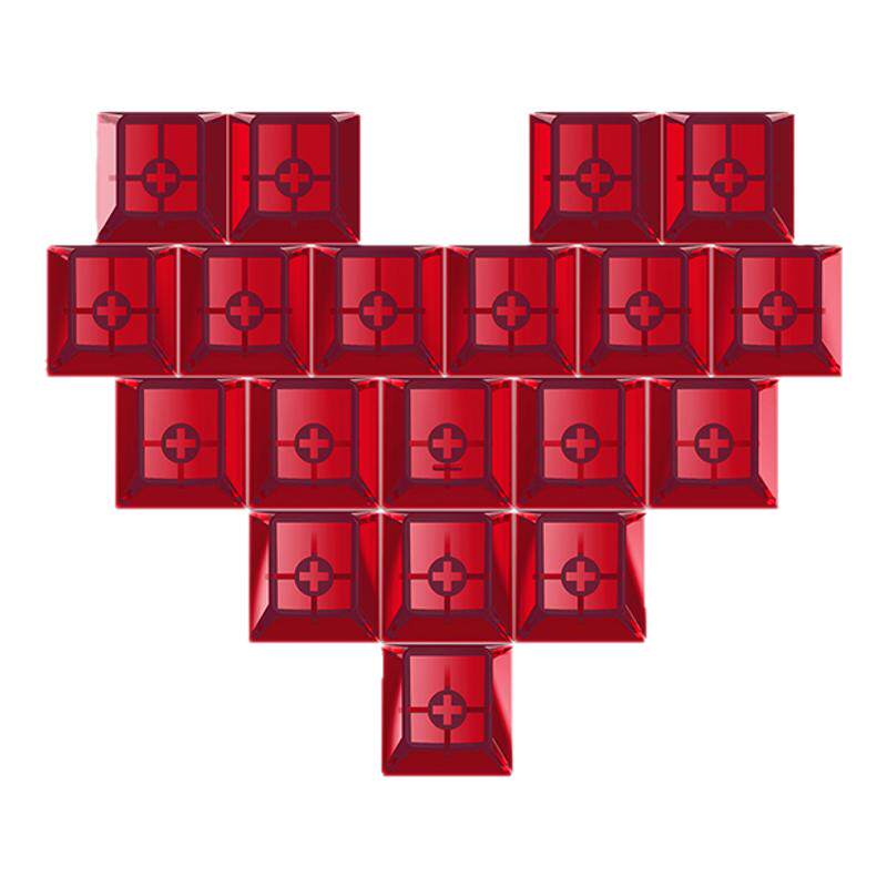 IQUNIX爱心个性键帽适配EZ63磁轴