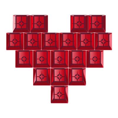 IQUNIX爱心个性键帽适配EZ63磁轴