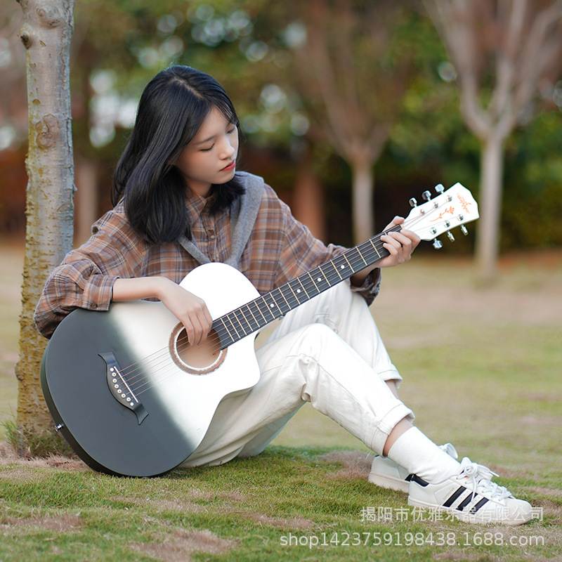 30寸34寸36寸练习木吉他民谣吉他初学者38男女生寸适用乐器