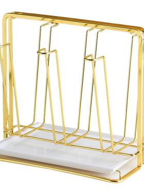 livetai酒柜轻奢风玻璃杯架托盘