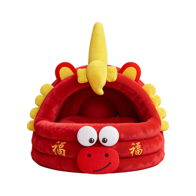 新年狗窝冬天保暖半封闭小型犬