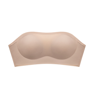 特调粉底液肤隐形露肩抹胸文胸小胸加厚聚拢无肩带防滑女显大内衣