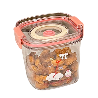 可爱食品级真空密封罐