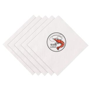 天天纸巾定制酒店饭店餐饮外卖商用餐巾纸订做商用散装方巾纸批发