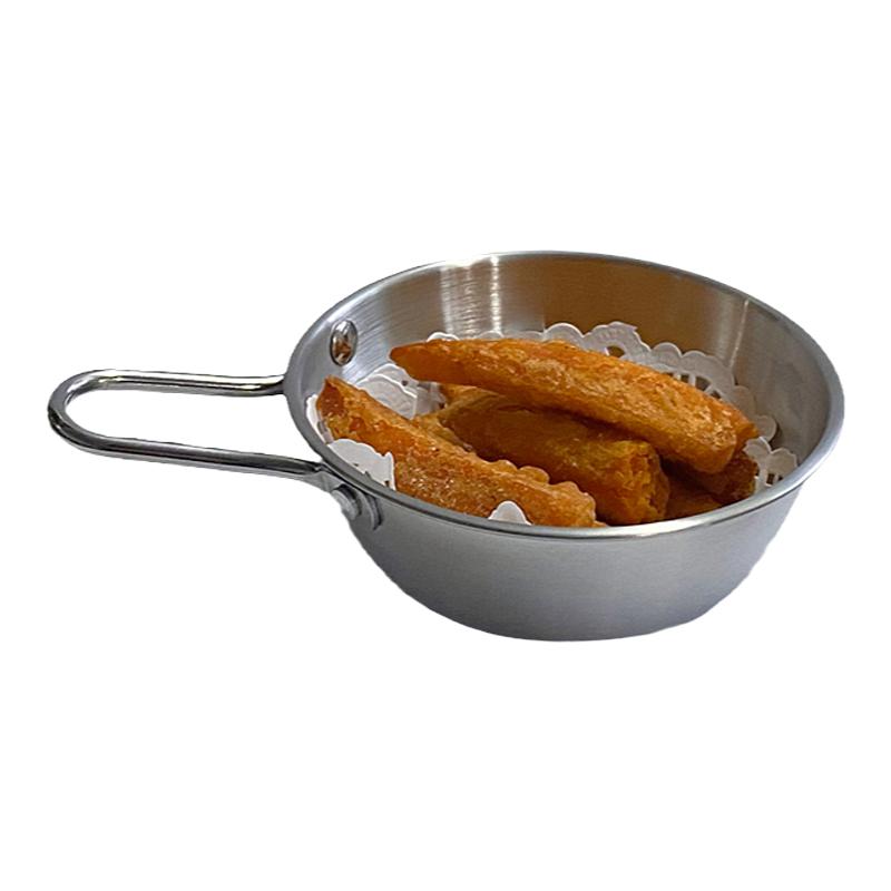 ins美式工业风不锈钢炸鸡小吃碗