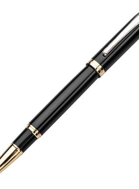 英雄钢笔756纯黑金夹练字钢笔