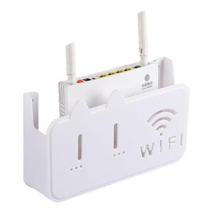 无线wifi电视机顶盒路由器置物架免打孔收纳盒子壁挂式装饰遮挡箱