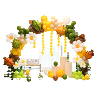 2024开学季幼儿园大门气球拱门装饰学校装扮氛围布置开学典礼仪式