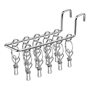 阳台袜子晾衣架多夹子不锈钢挂凉内衣内裤架子宿舍袜夹晒袜子神器