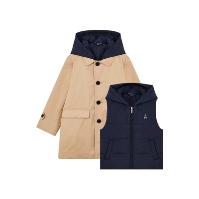 teenieweenieKIDS可拆卸内胆风衣