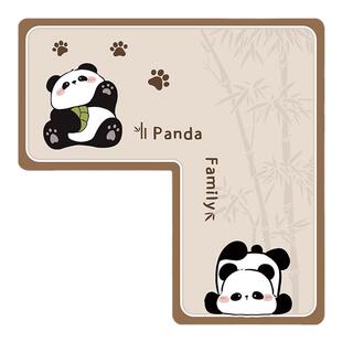 l型硅藻泥卡通浴室地垫吸水卫生间厕所洗手间门口卫浴地毯防滑垫