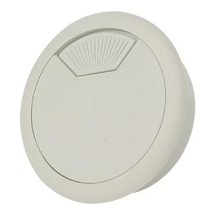 办公桌走线盒50台式电脑桌桌面出线孔盖53孔洞装饰盖60圆形过线盒