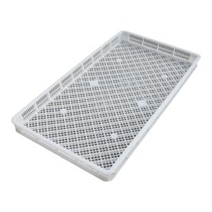 食品级餐具耐高温网格风干盘海鲜冷冻沥水筐单冻器塑料烘干晾晒盘