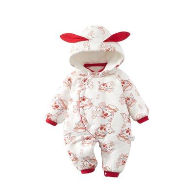 温巢婴儿衣服冬季纯棉加厚外出服