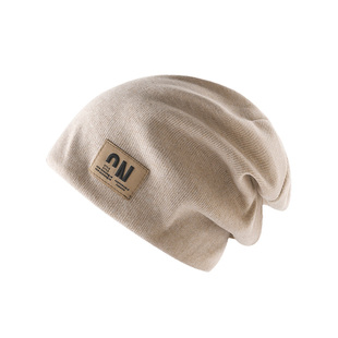 秋冬大头围冷帽帽子女款2025新款时尚百搭堆堆帽显脸小针织包头帽