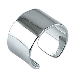 集泰9999纯银简约光面百搭男士耳骨夹无耳洞耳钉学生气质耳扣单只