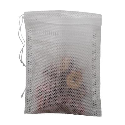 茶叶袋子小包装一次性袋泡茶纱布带茶末咖啡耳挂式过滤袋抽绳款