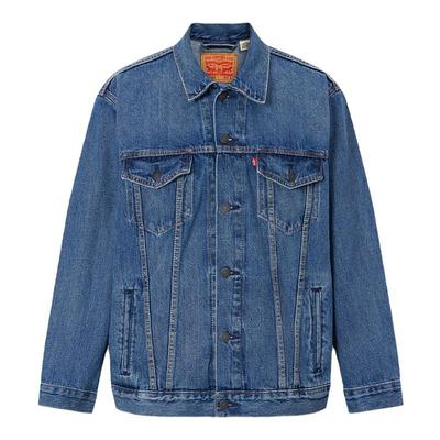 李维斯男士美式翻领牛仔外套